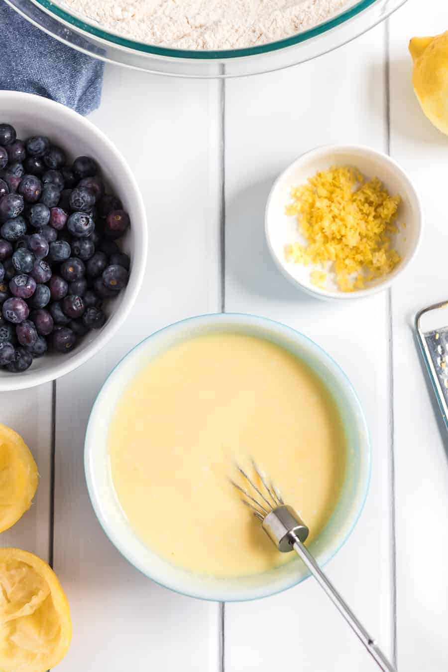 blueberry lemon muffins