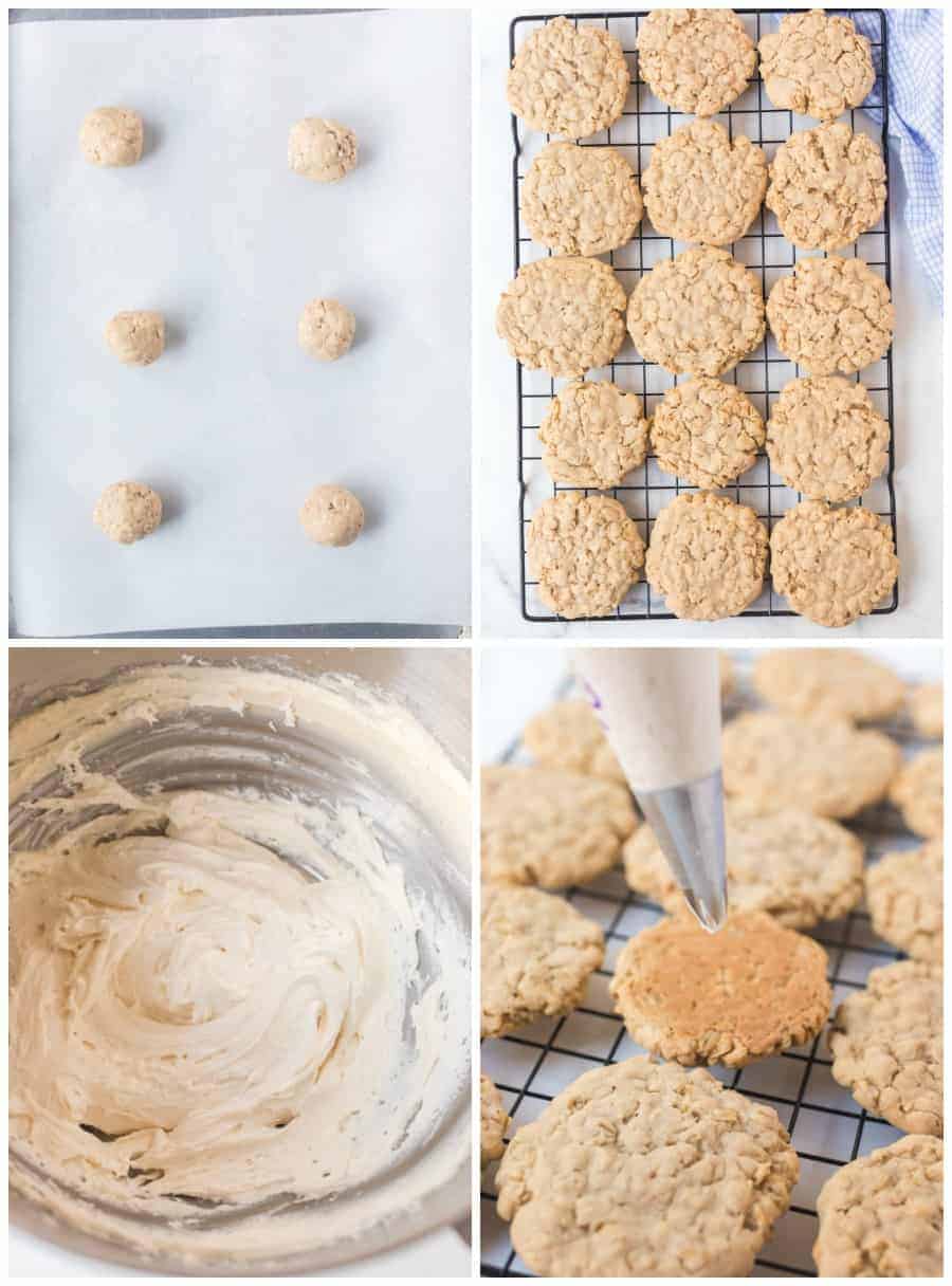 how to make oatmeal cream pie sandwich cookies image.