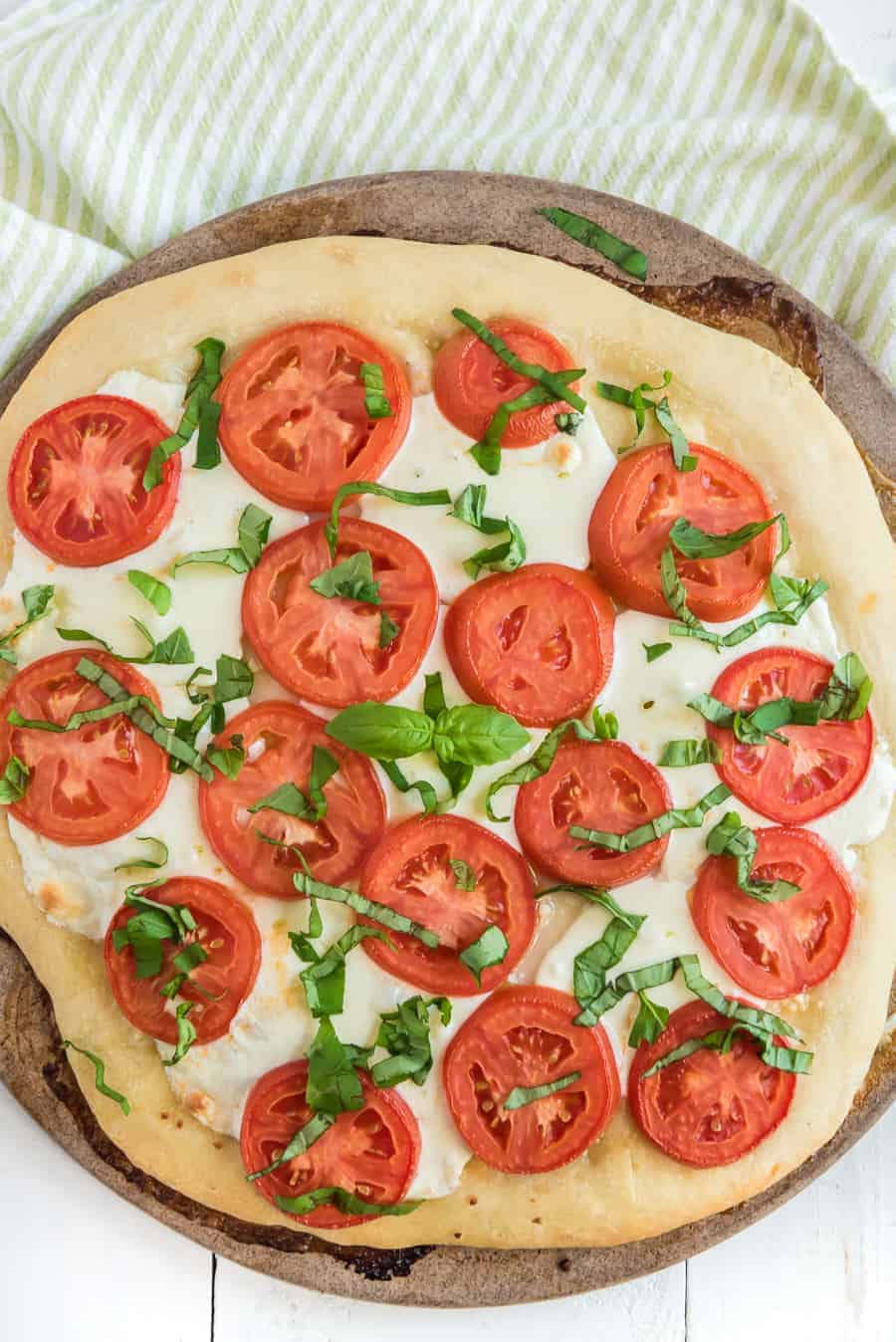 raw margarita pizza.