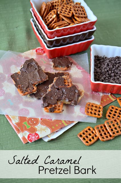 Salted Caramel Pretzel Bark