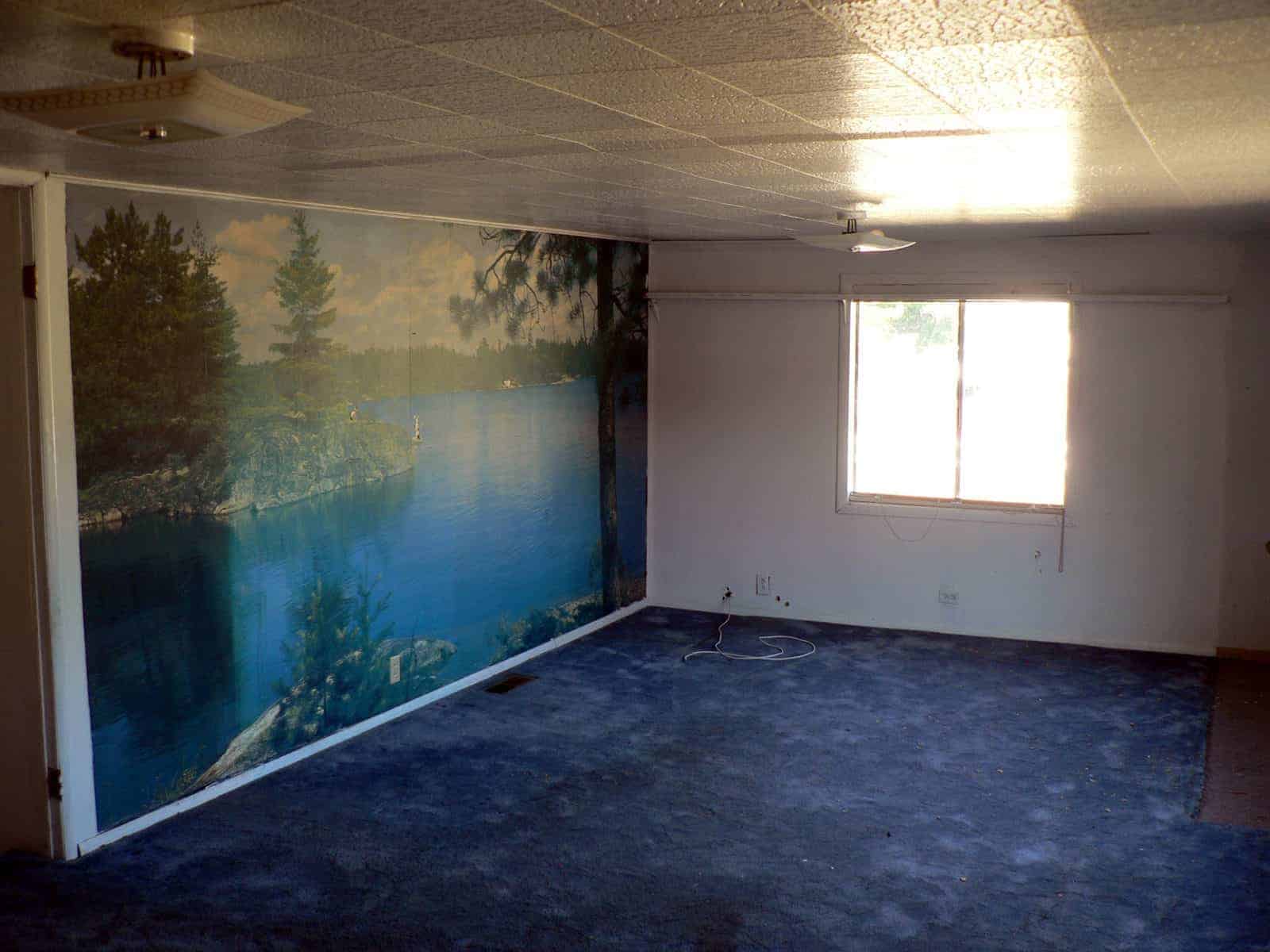 vaulting a ceiling how to, bonus room with ugly mural