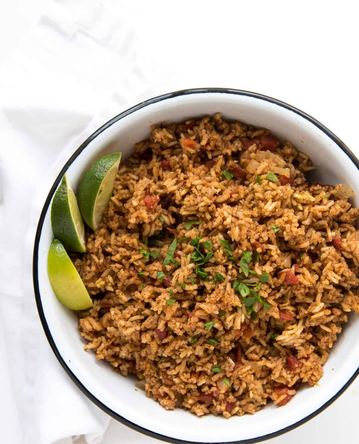 Easy Spanish Rice in the Rice Cooker {30-Minute Recipe}