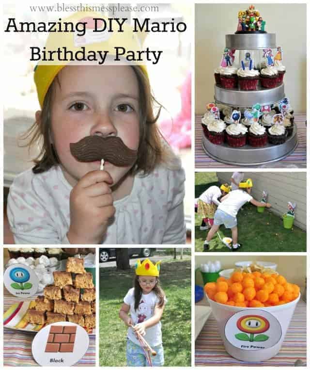Collage of party ideas