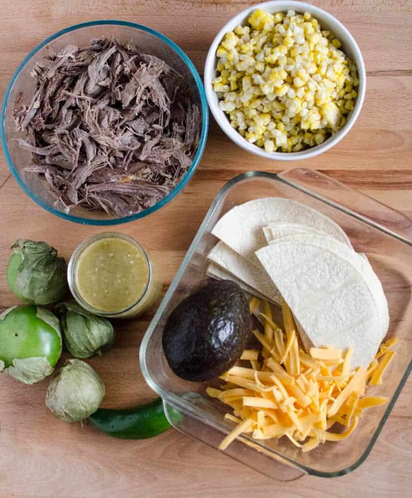 Corn Enchilada Bake Ingredients