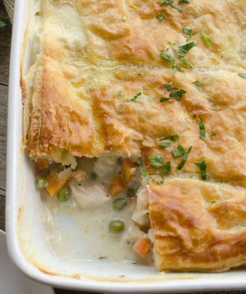 Image of a Chicken Pumpkin Pot Pie