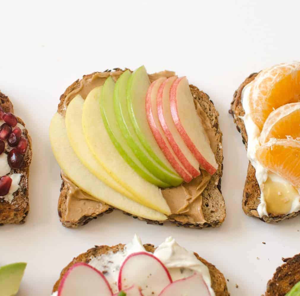 A close-up of Peanut Butter Classic Toast.