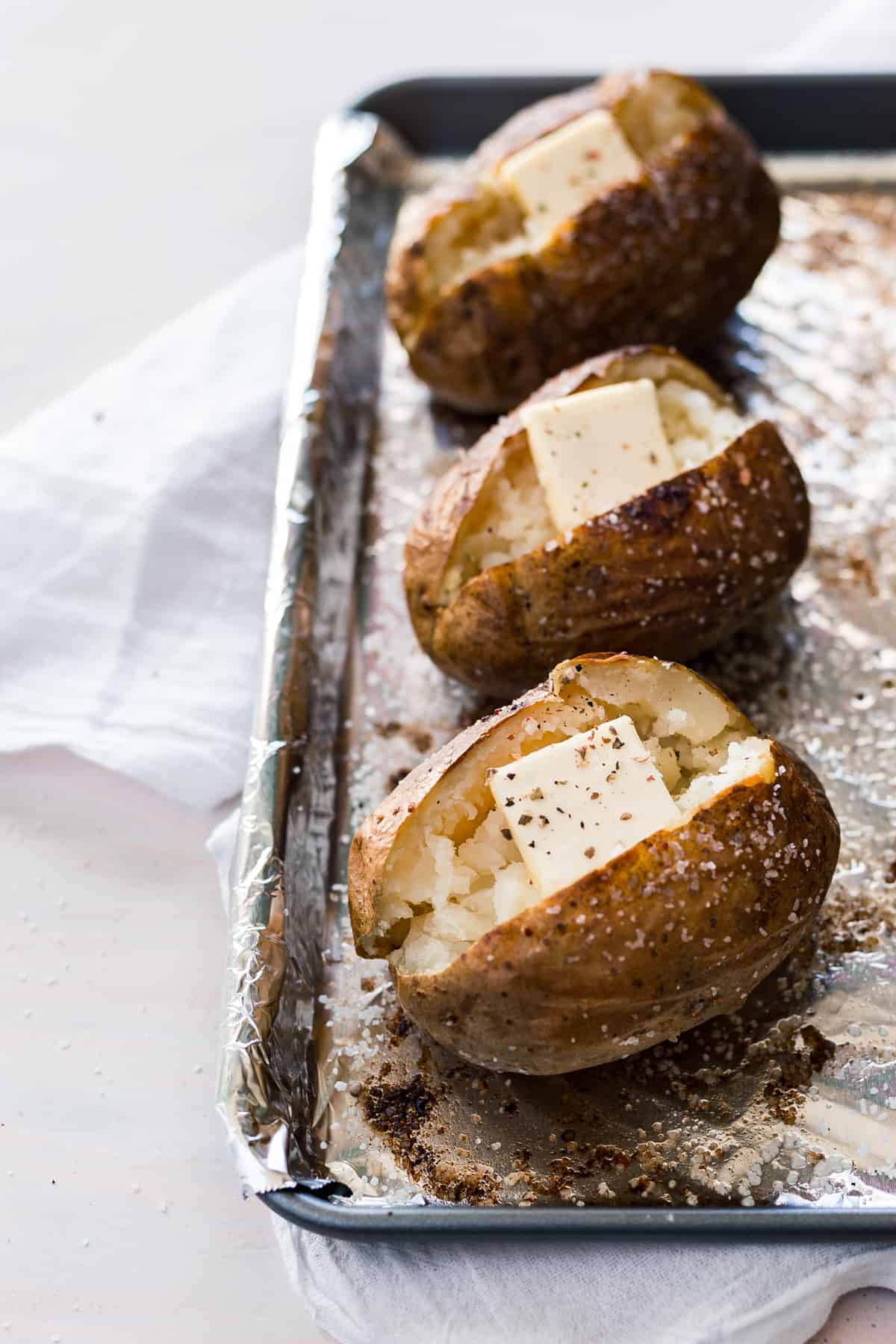 Image of a steakhouse baked potato