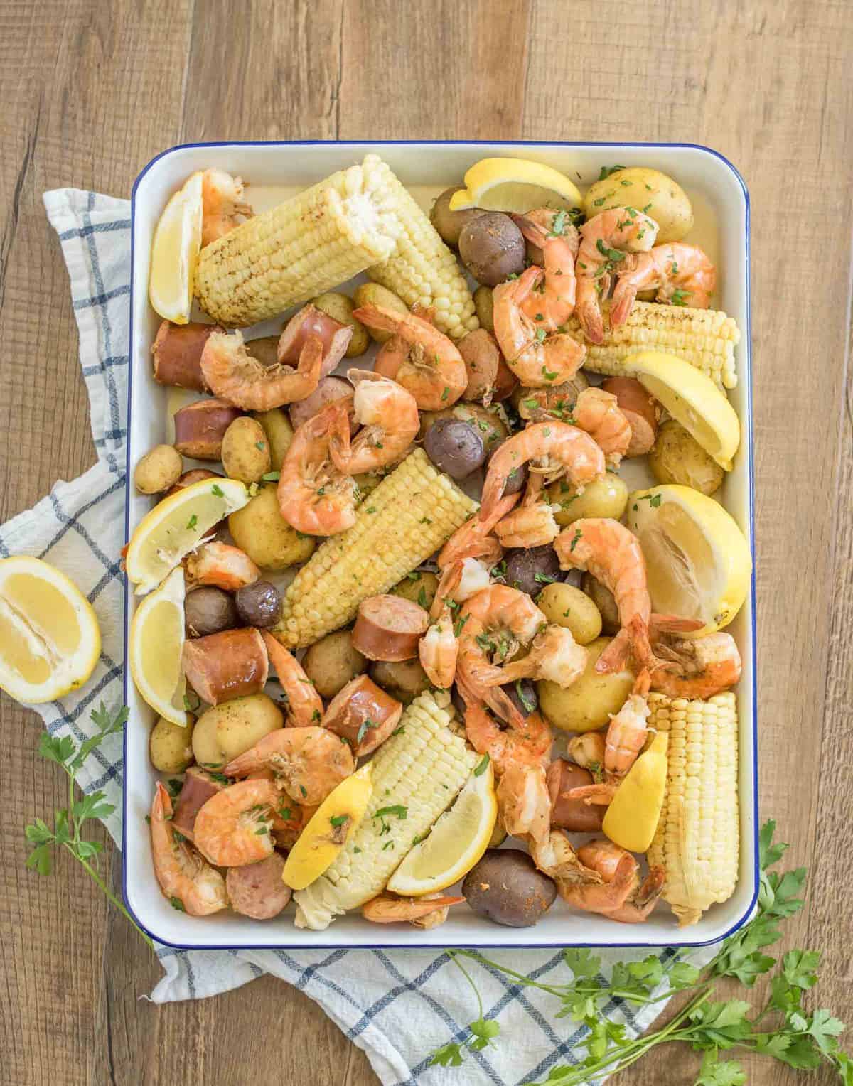 Image of instant pot shrimp boil