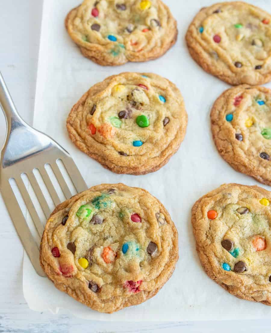 m&m cookie.