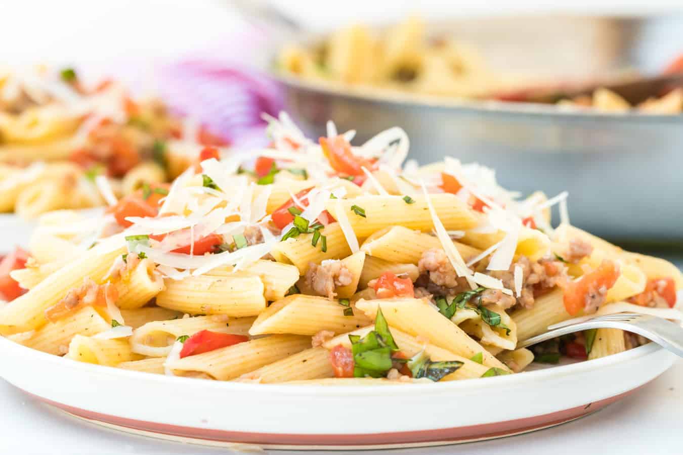 Image of The Best Tomato Pasta Dish.