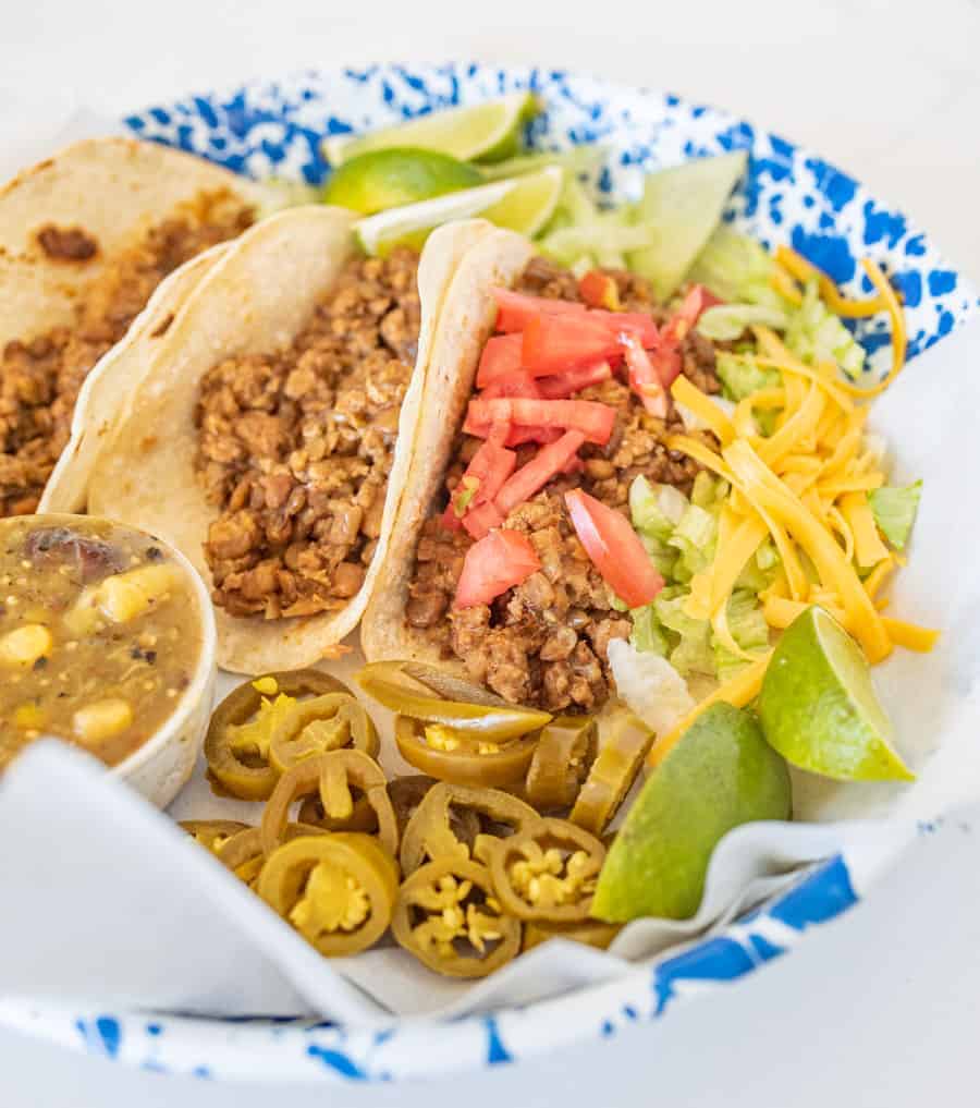 Filling, nutritious, and flavorful, Instant Pot ground turkey and lentil taco filling is a great high-protein alternative to traditional taco meat!
