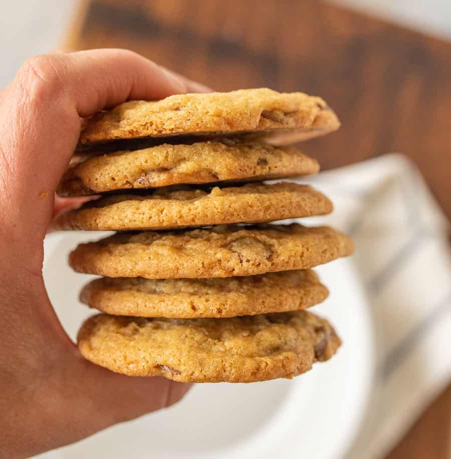 Small Batch Chocolate Chip Cookies Recipe (Makes 6 Cookies!)
